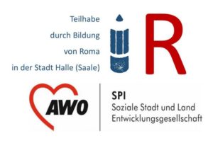 Logo: Teilhabe durch Bildung für Roma